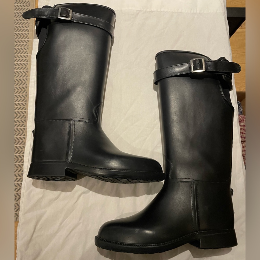 Black DAV Equestrian, Riding Boots W 6